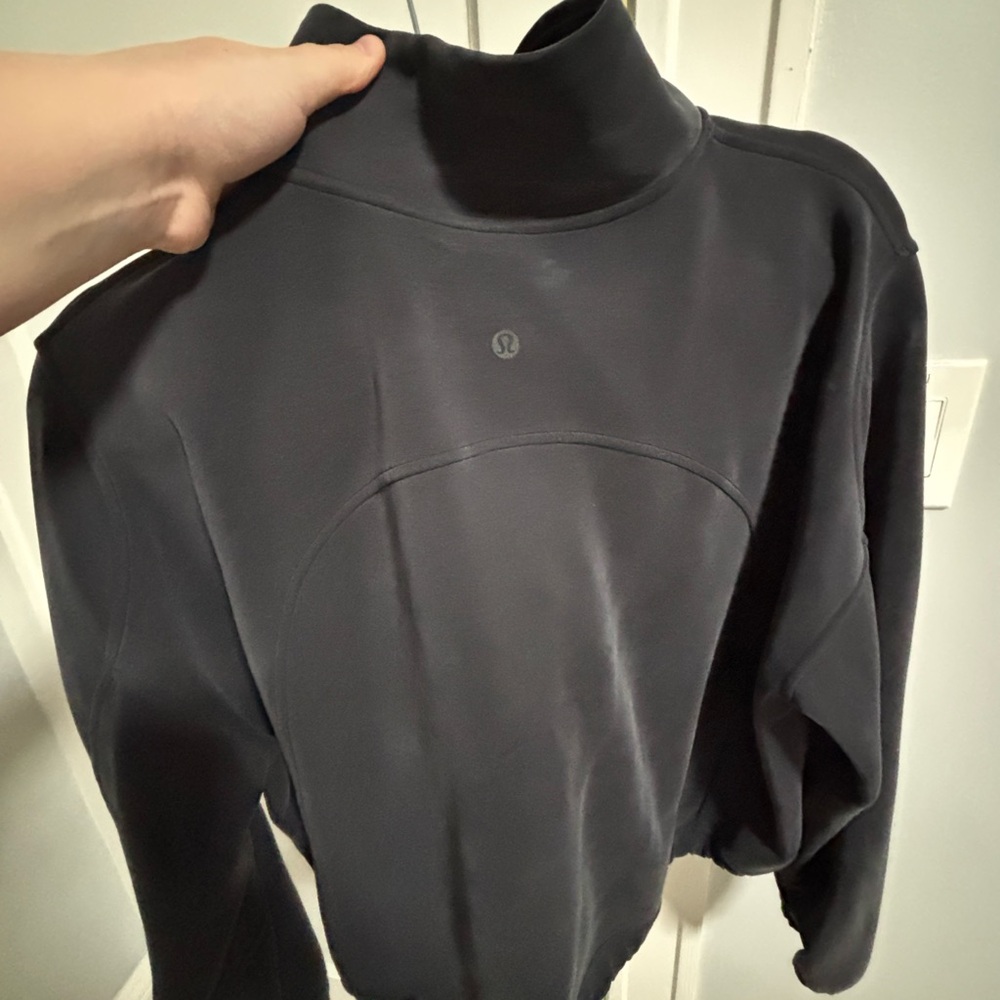 Lululemon brushed soft stream half zip